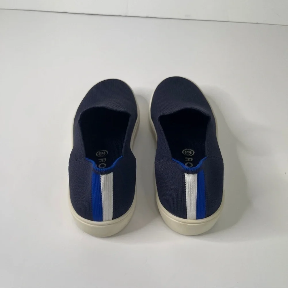 Rothy's The Original Slip On Sneaker Navy Blue Size 8
